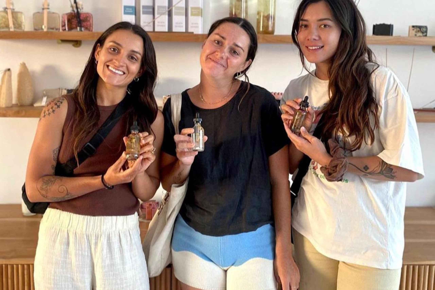 aula de fabrico de óleos corporais