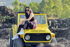 Mount Batur: All-inclusive Auringonnousu Jeep & Musta laava Tour