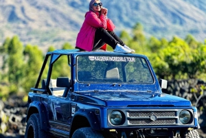 Mont Batur : Excursion tout compris en jeep au lever du soleil et sur la lave noire