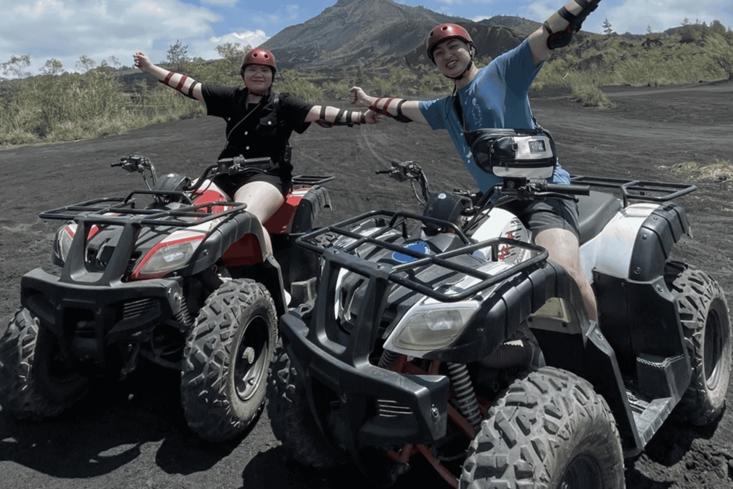 Mount Batur: ATV Quad Bike Black Lava & Sand äventyr