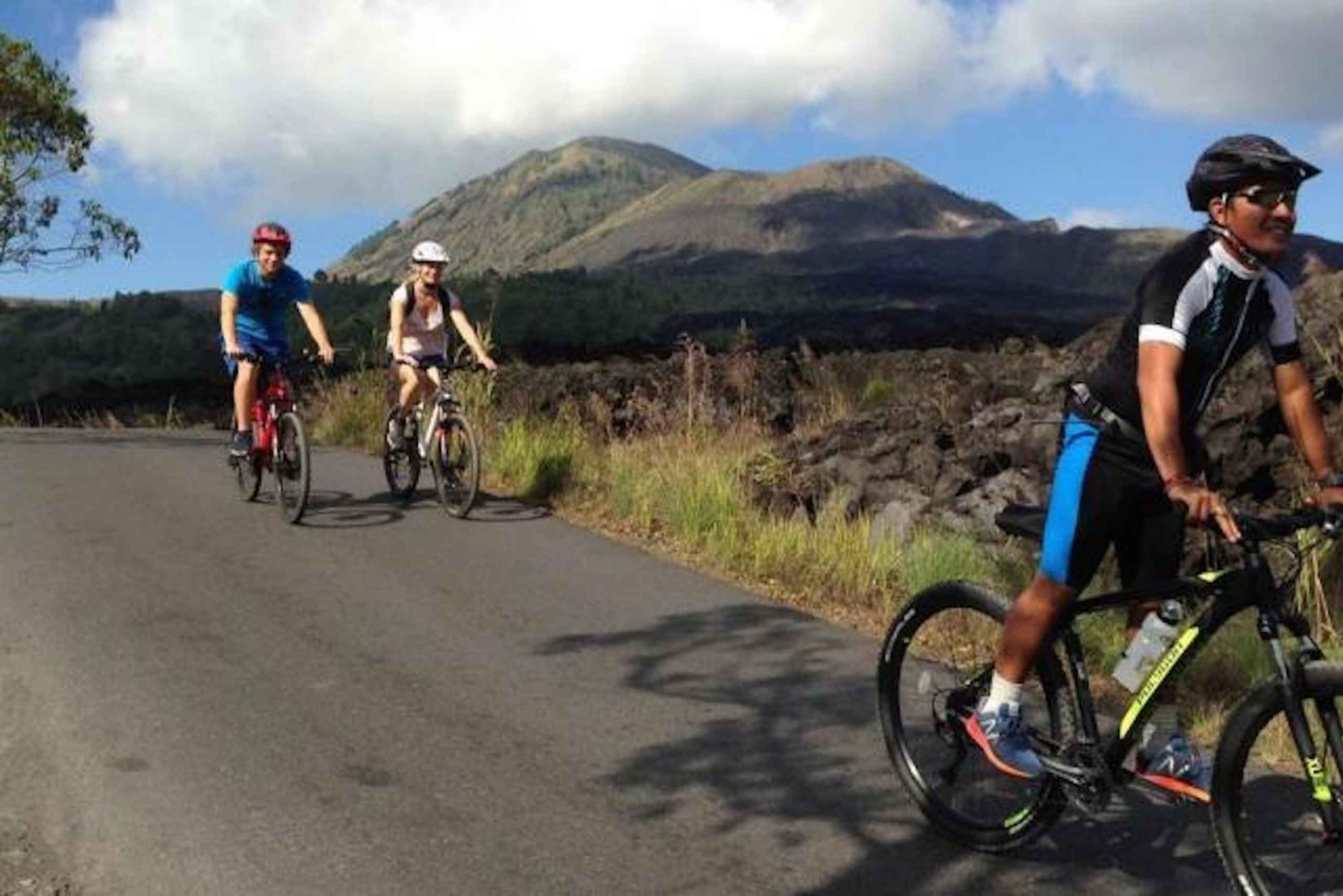 Mount Batur: Black Lava Cycling Tour w/ Natural Hot Spring