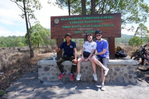 Mount Batur: Black Lava Cycling Tour w/ Natural Hot Spring