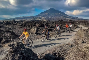 Mount Batur: Black Lava Cycling Tour w/ Natural Hot Spring