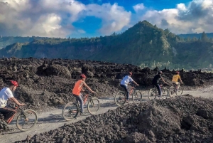Mount Batur: Black Lava Cycling Tour w/ Natural Hot Spring