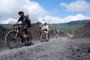 Mount Batur: Black Lava Cycling Tour w/ Natural Hot Spring