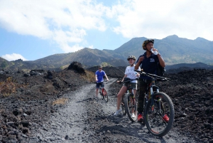 Mount Batur: Black Lava Cycling Tour w/ Natural Hot Spring