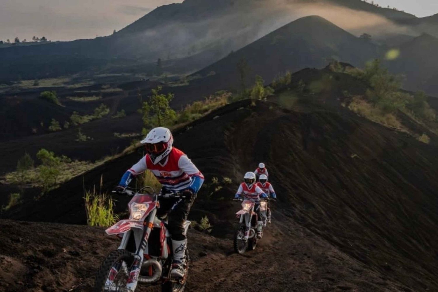 Mount Batur Dirt Bike Adventure & Hot Spring