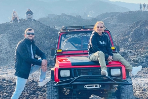 Mont Batur Jeep Lever de soleil et lave noire