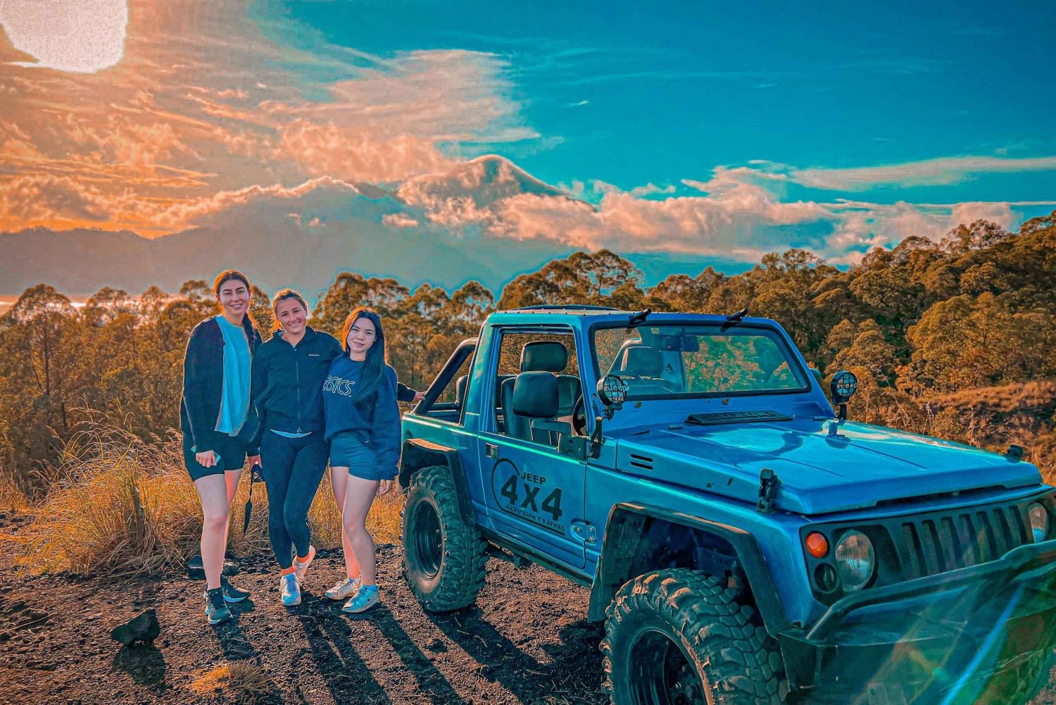Mount Batur Jeep With Sunrise Trekking To Summit
