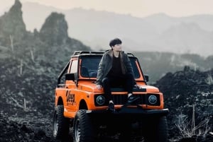 Monte Batur en jeep al amanecer, Toya Devasya y cascada