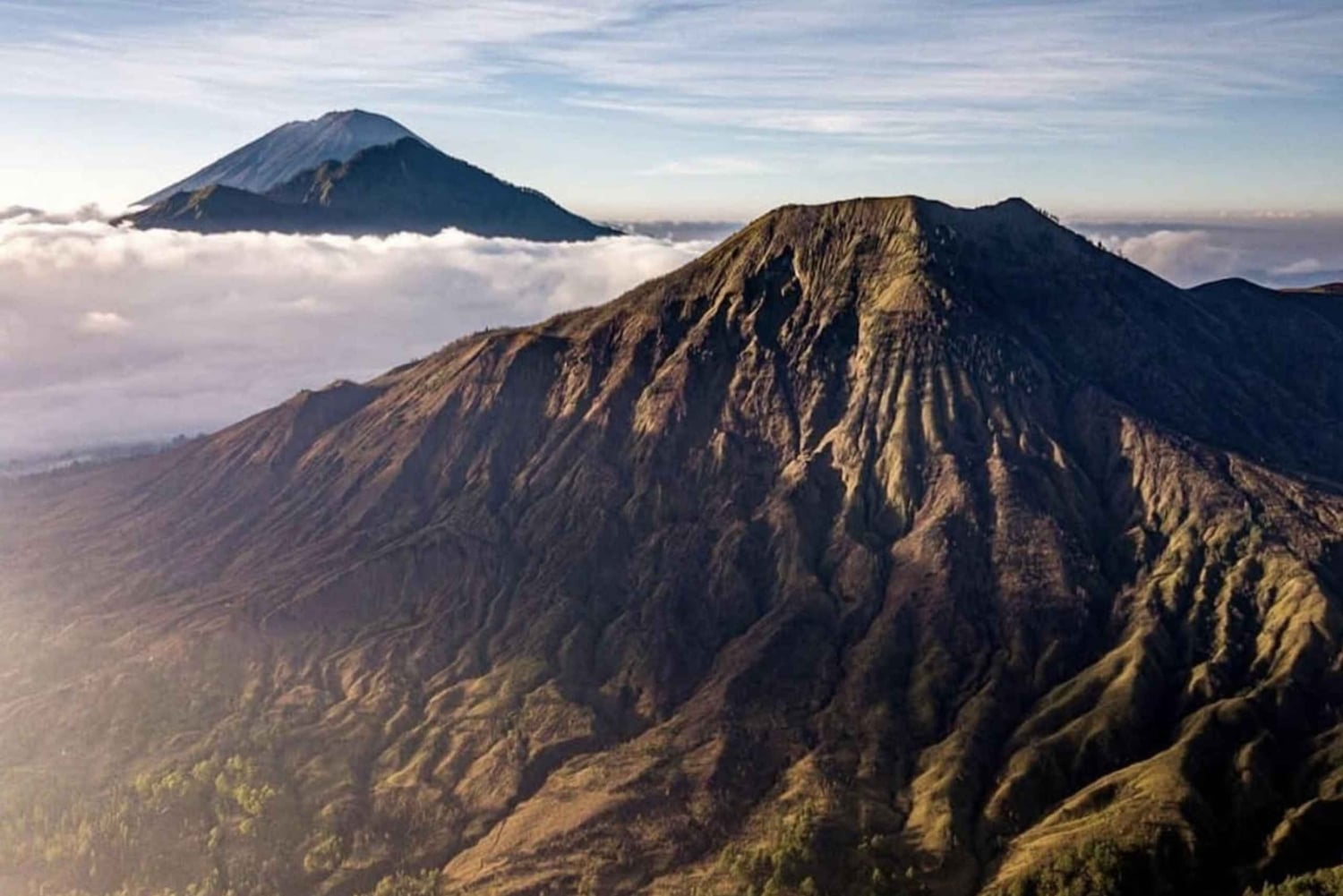 Randonnée au lever du soleil sur le mont Batur et source chaude, tout compris