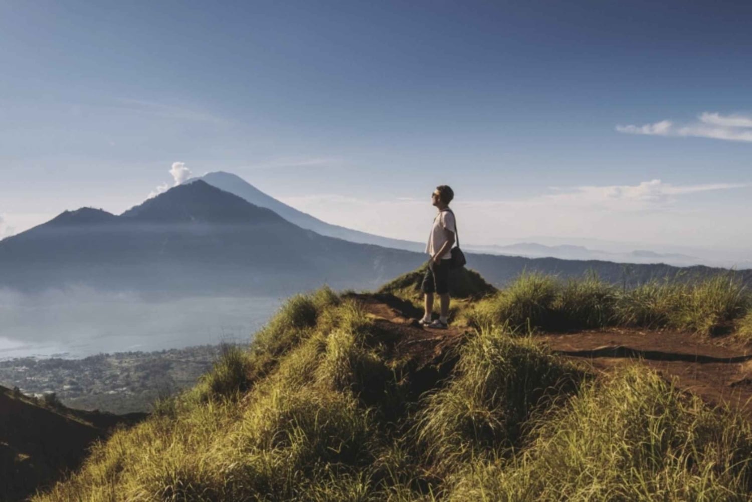 Randonnée au lever du soleil sur le mont Batur et source chaude, tout compris