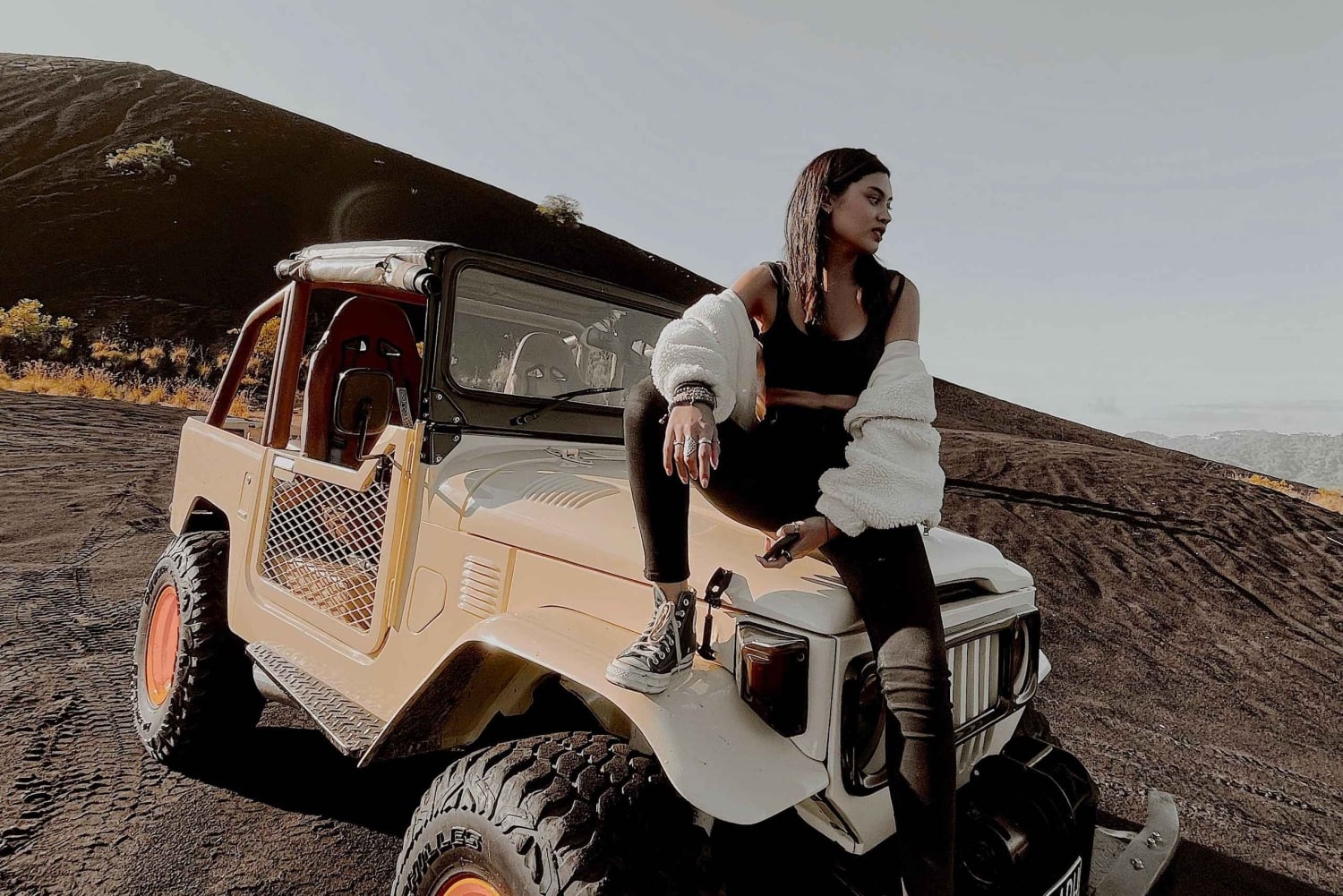 Mont Batur : coucher de soleil et lever de soleil en Jeep 4WD avec photographe