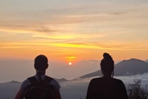 Randonnée au lever du soleil sur le mont Batur et plantation de café