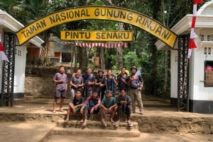 リンジャニ山からセナル クレーター リムへの 2 日間のトレッキング