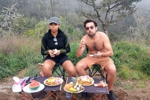 リンジャニ山からセナル クレーター リムへの 2 日間のトレッキング