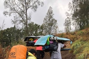 リンジャニ山からセナル クレーター リムへの 2 日間のトレッキング