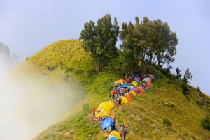 Monte Rinjani: Caminhada de 2 dias/1 noite até Sembalun ou vistas de Senaru