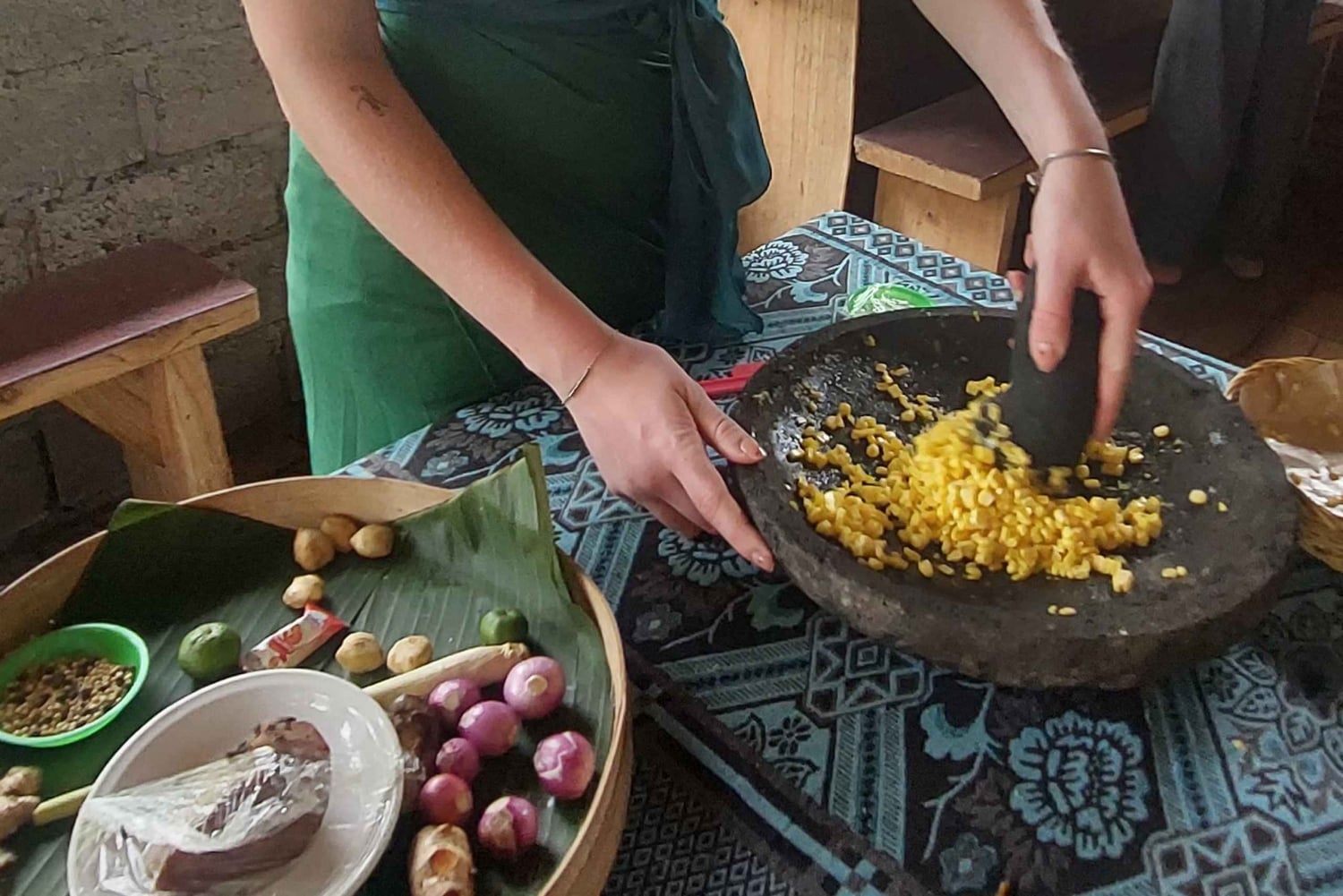 Munduk Balinese kookles lunch/diner bij een lokale familie