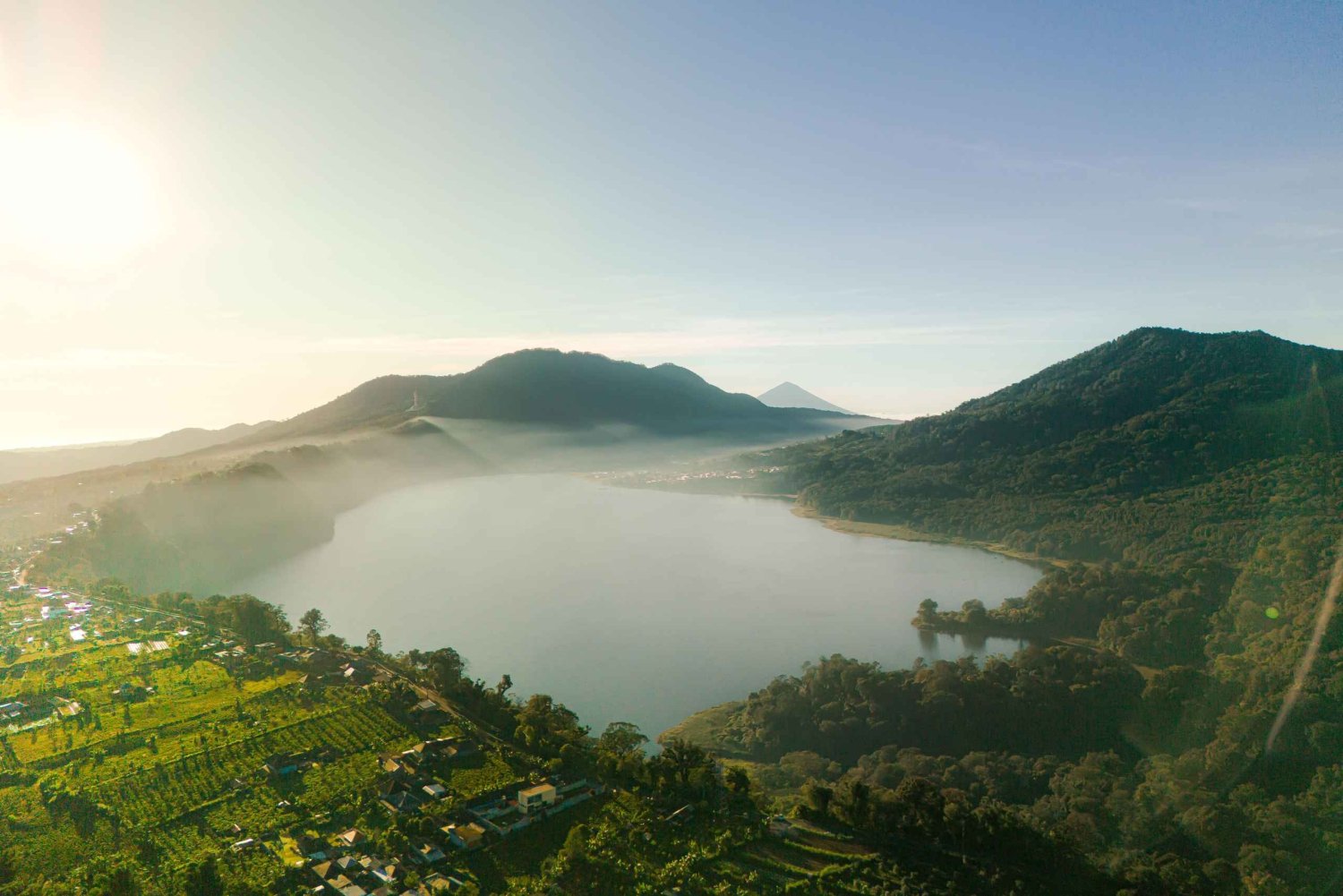 Munduk: Trekking with Twin Lake View, Temple, and Waterfall