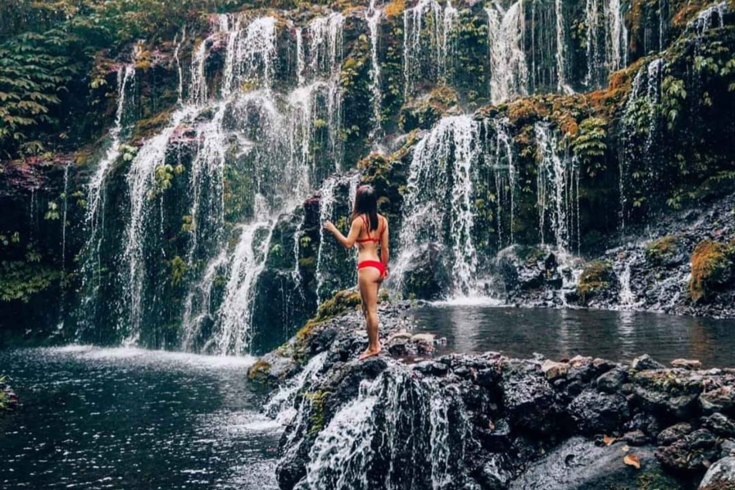 Pohjois-Balin matka 2 piilotetun vesiputouksen yksityisellä kierroksella