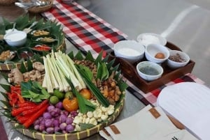 Nusa dua: Balinesisk kulinarisk matlagningskurs med rundtur på plantskola