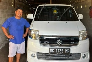 Nusa Penida: Alquiler de coches privados con conductor experimentado