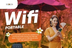Wifi 4G portátil para Bali (Servicio de recogida en el aeropuerto DPS)