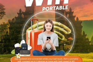 Wifi 4G portátil para Bali (Servicio de recogida en el aeropuerto DPS)