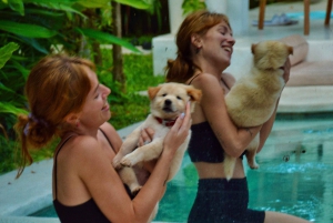 Bali: Canggu Puppy Yoga Class with Refreshing Drinks