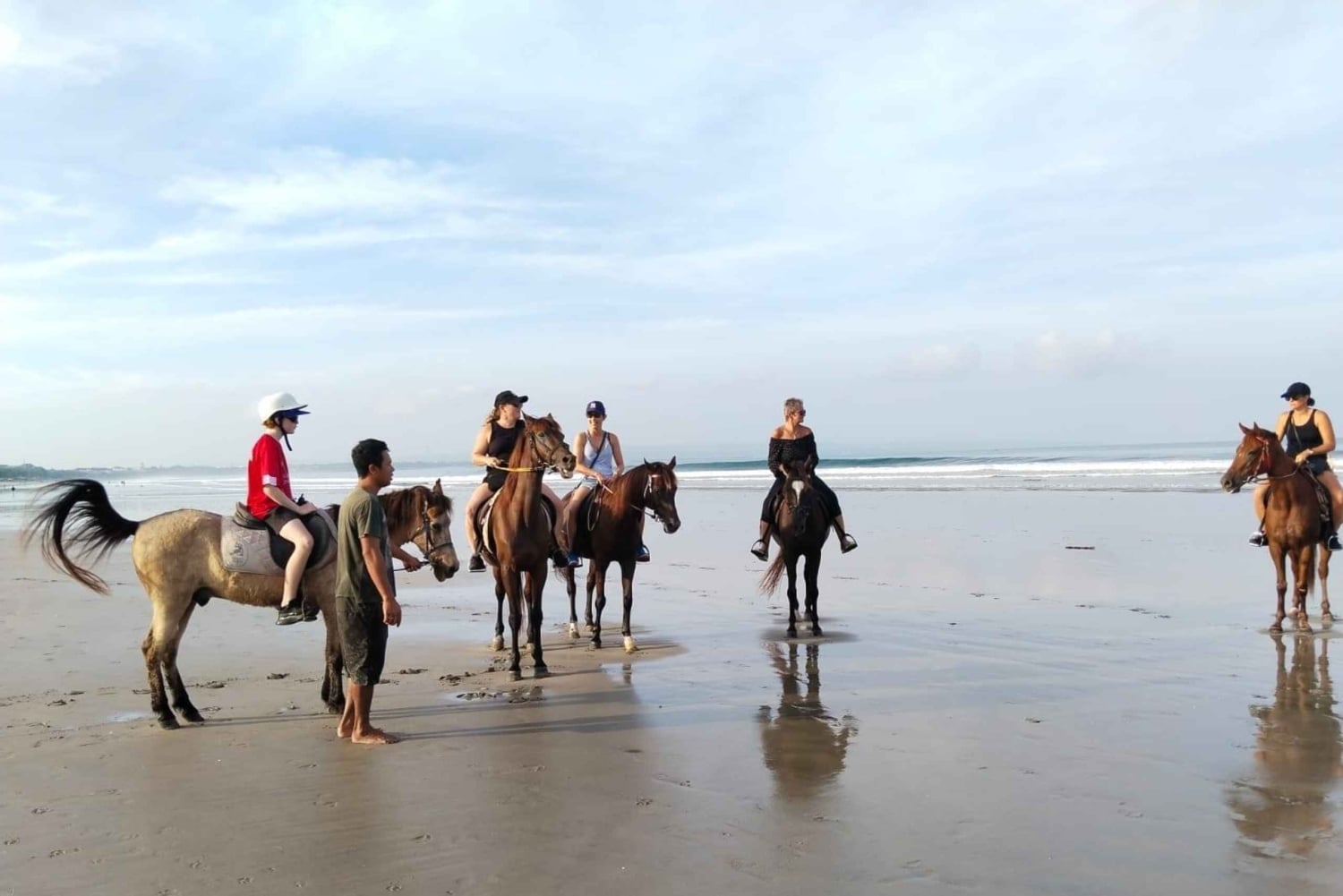 Reiten am Strand von Seminyak