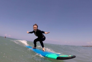Seminyak: Beginners Surf Private Lesson with GoPro Shot