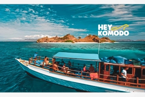 Compartir la excursión a Komodo en 4 puntos con el tradicional barco lento de madera