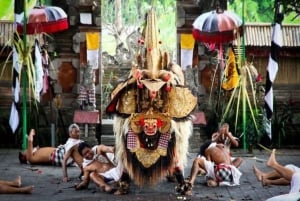 Sightseeing Ubud Barong dance, Ubud art market and waterfall