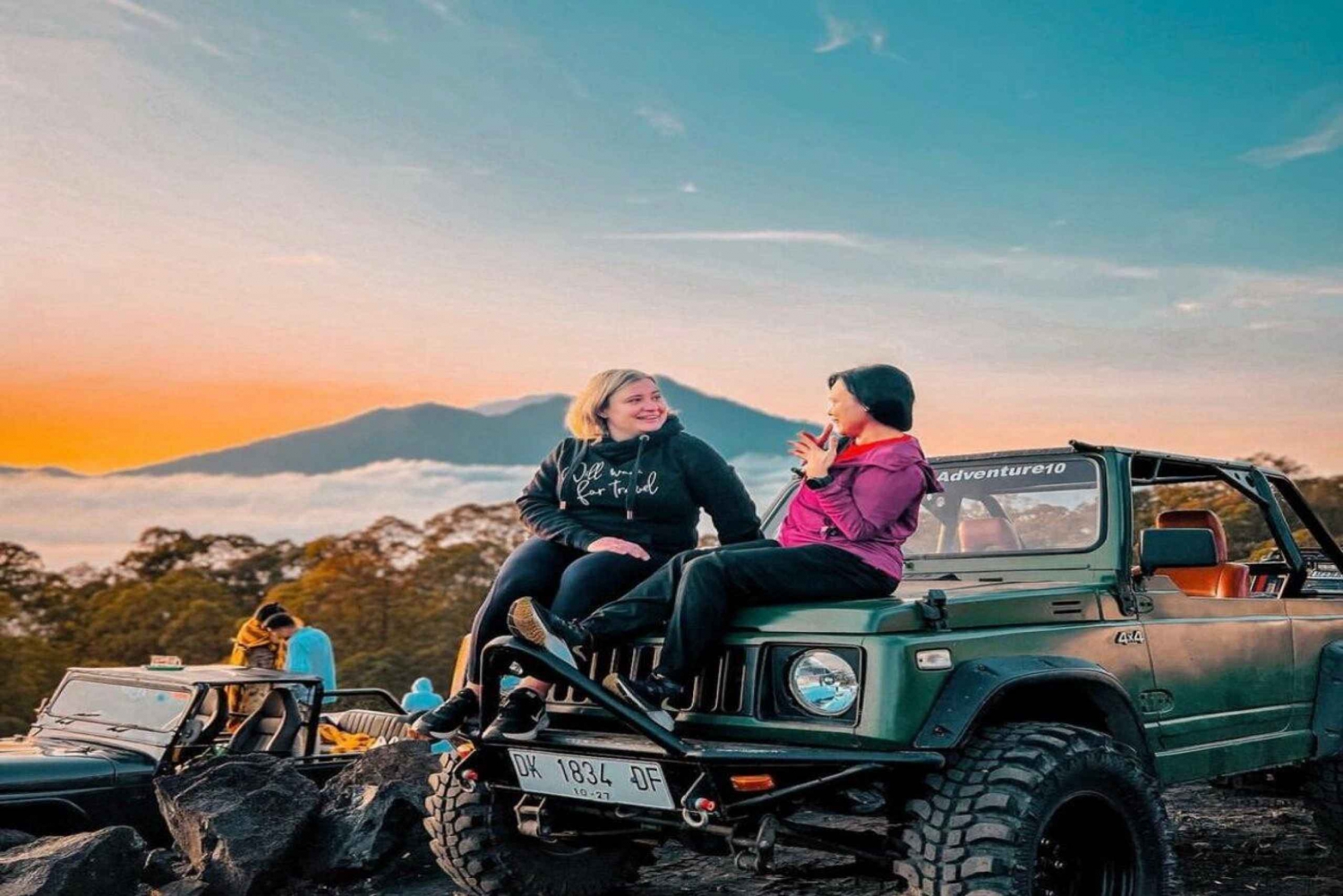 Sunrise Mount Batur with 4WD Jeep and Optional Activities