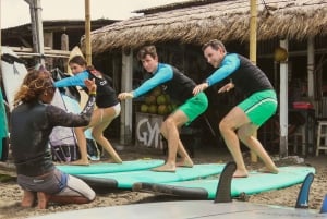 Den bästa surflektionen med Curly i Canggu
