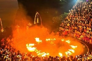 Ingressos para você assistir à dança do fogo Kecak em Uluwatu