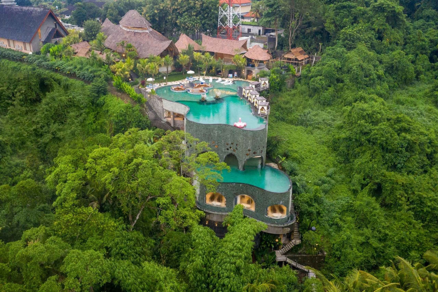 Tlaga singha Ubud infinity Pool+Monkey Forest + Water fall
