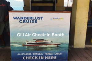 Traslado en lancha rápida entre Sanur y la isla de Gili