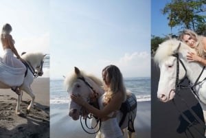 Ubud: 1 hora de paseo a caballo por la playa con traslado