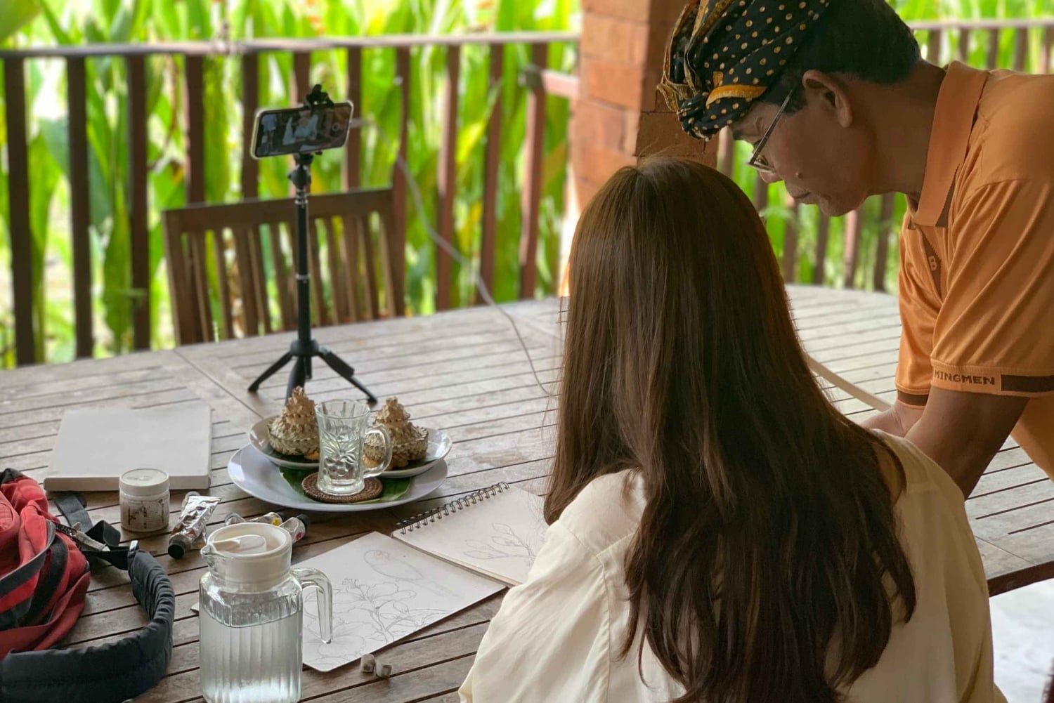 Ubud: 3-godzinna lekcja tradycyjnego malarstwa balijskiego