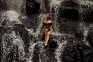 Ubud 3 Waterfall Trilogy: Hidden Light, Symmetry, & Cascade