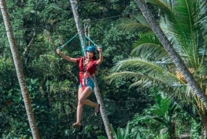 Ubud: Alas Harum Day-Pass, Swing, Sky Bike & Flying Fox