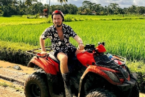 Ubud: Passeio de aventura em quadriciclo ATV com tudo incluído e almoço