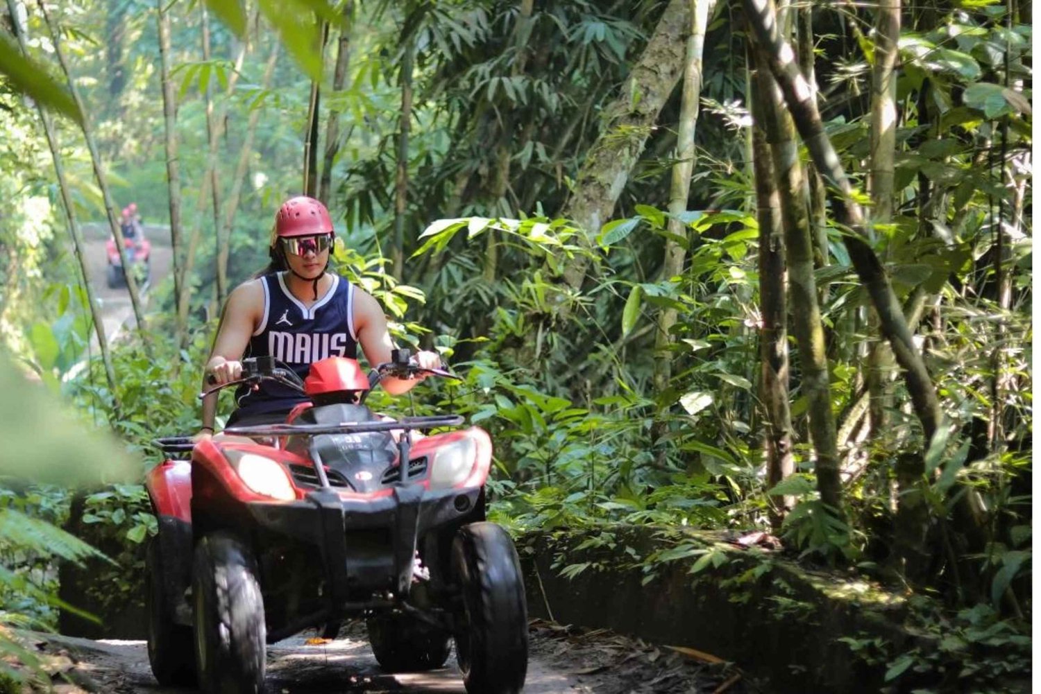 Ubud: ATV-firhjuling og raftingeventyr med lunsj