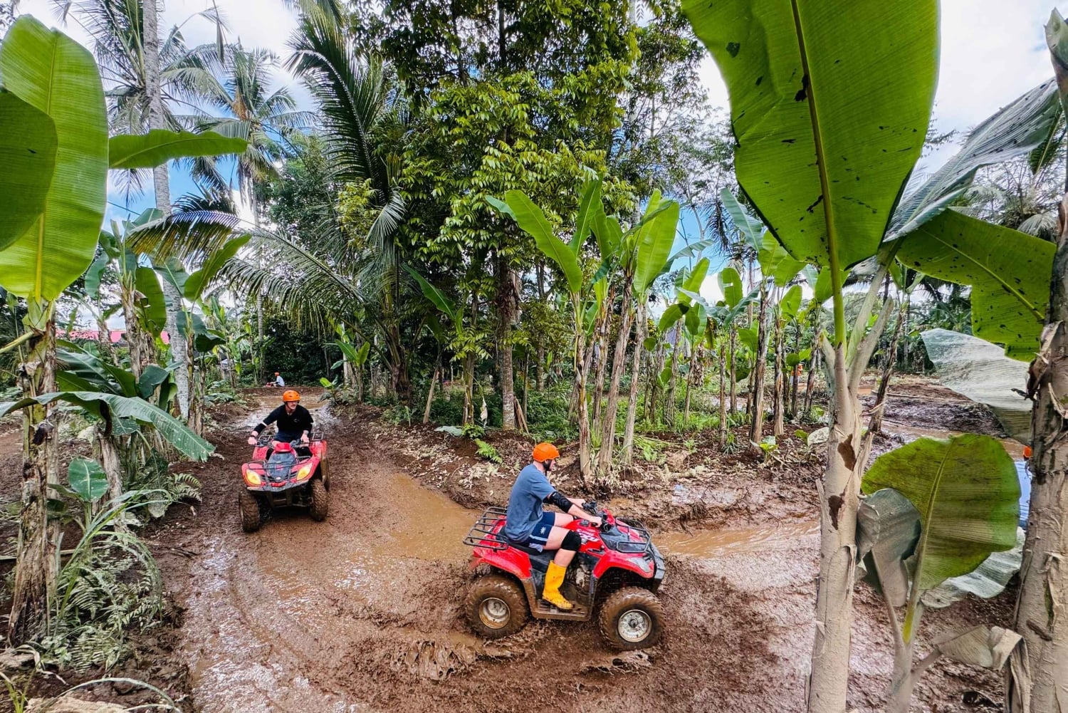 Ubud: passeio de quadriciclo, templo e cachoeira Tibumana
