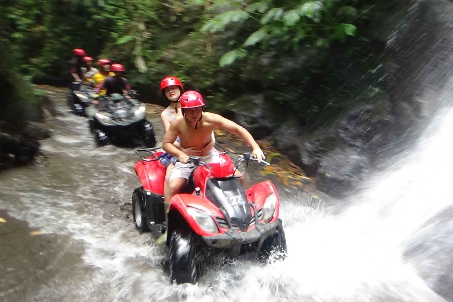 Ubud ATV Quad Biking Tour with Tunnel & Waterfall
