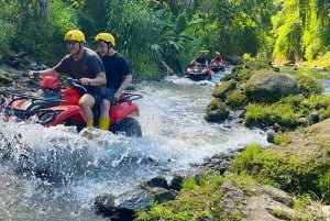 Ubud: ATV-quad med Gorilla Face Cave og river tubing