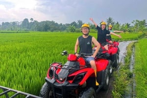 Ubud: ATV-quad med Gorilla Face Cave og river tubing
