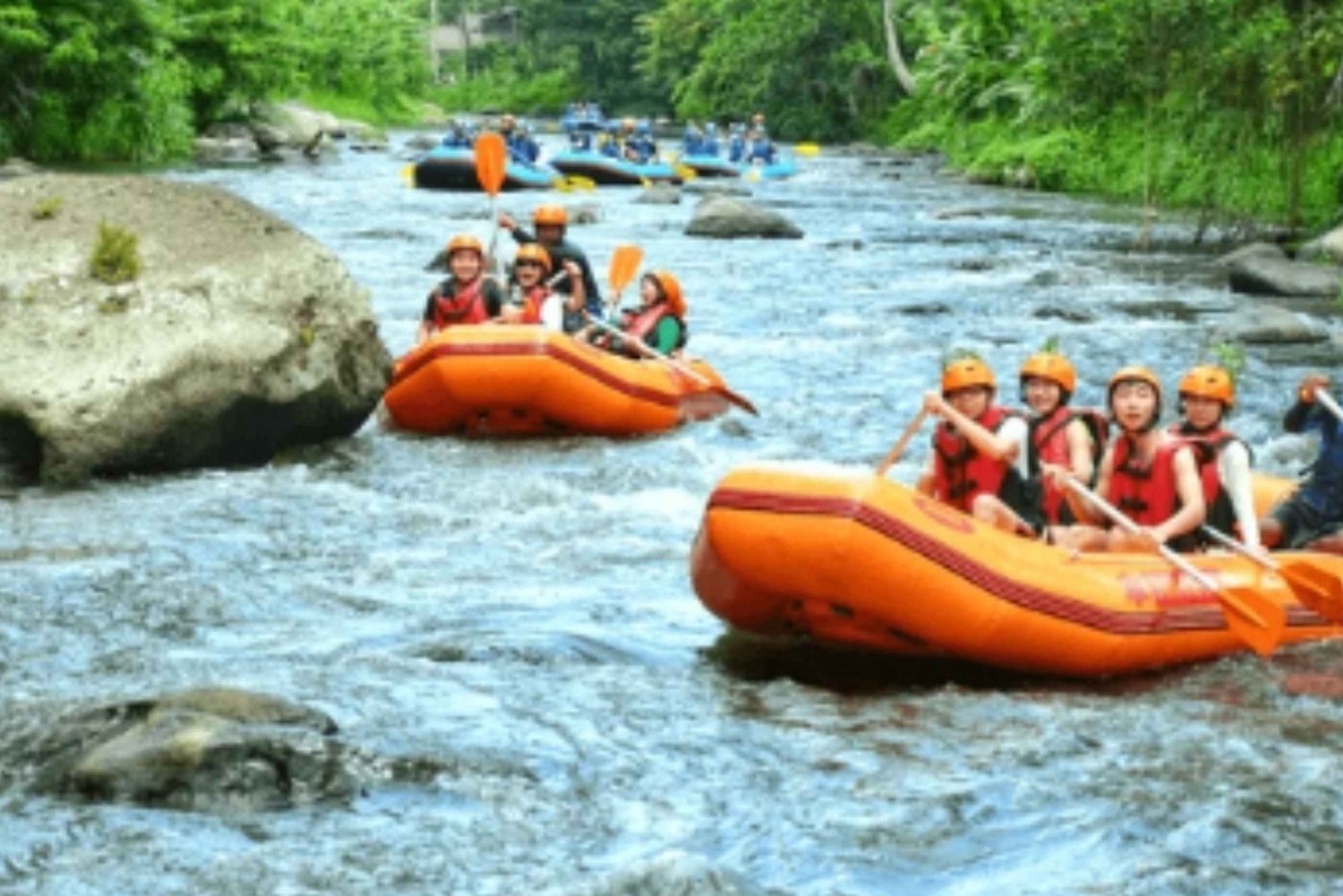 Ubud: Rafting i Ayung-elven med lunsj og transport